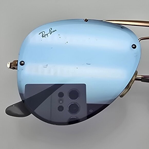 Ray-Ban RB3584-N 9053/1U Blaze Aviator Copper Frame Dark Violet Lens Sunglasses main image 11